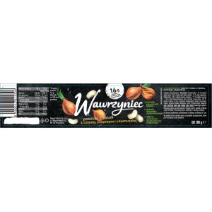 Wawrzyniec High Protein. Wysokobiałkowy pasztet z fasoli z cebulą, pieprzem i czarnuszką 180g